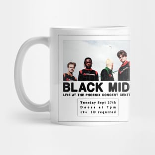 black midi concert poster Mug